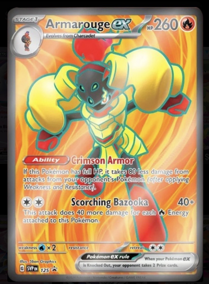 Armarouge ex - Scarlet & Violet Promos #125
