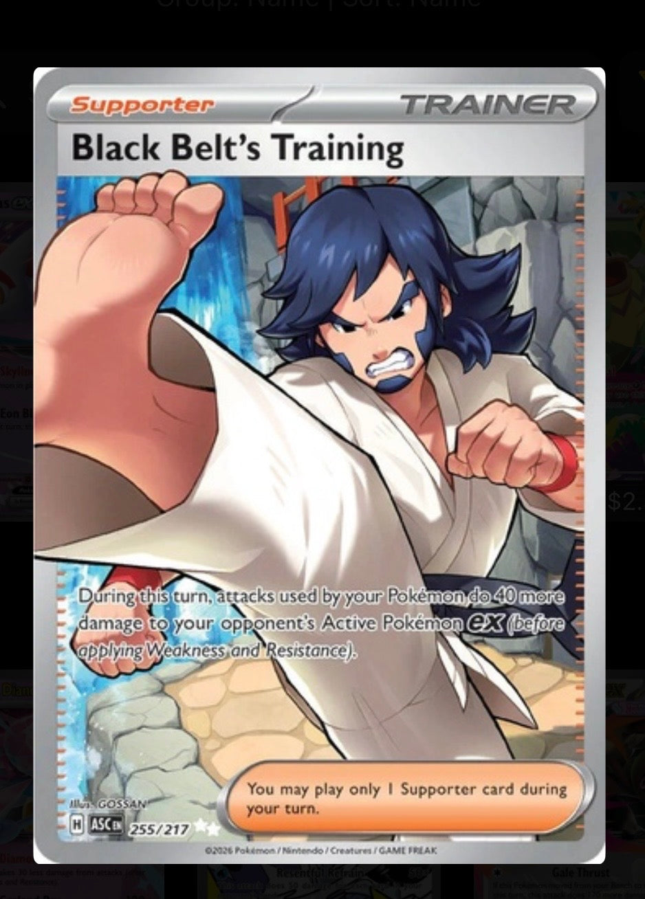Black Belt’s Training - Ascended Heroes #256