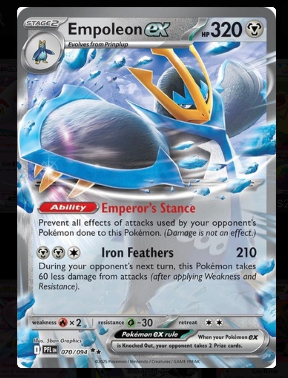 Empoleon ex - Phantasmal Flames #070