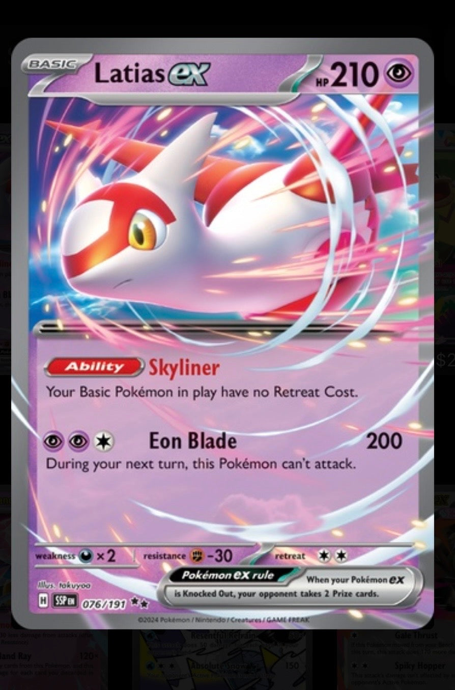 Latias ex - Surging Sparks #76/191