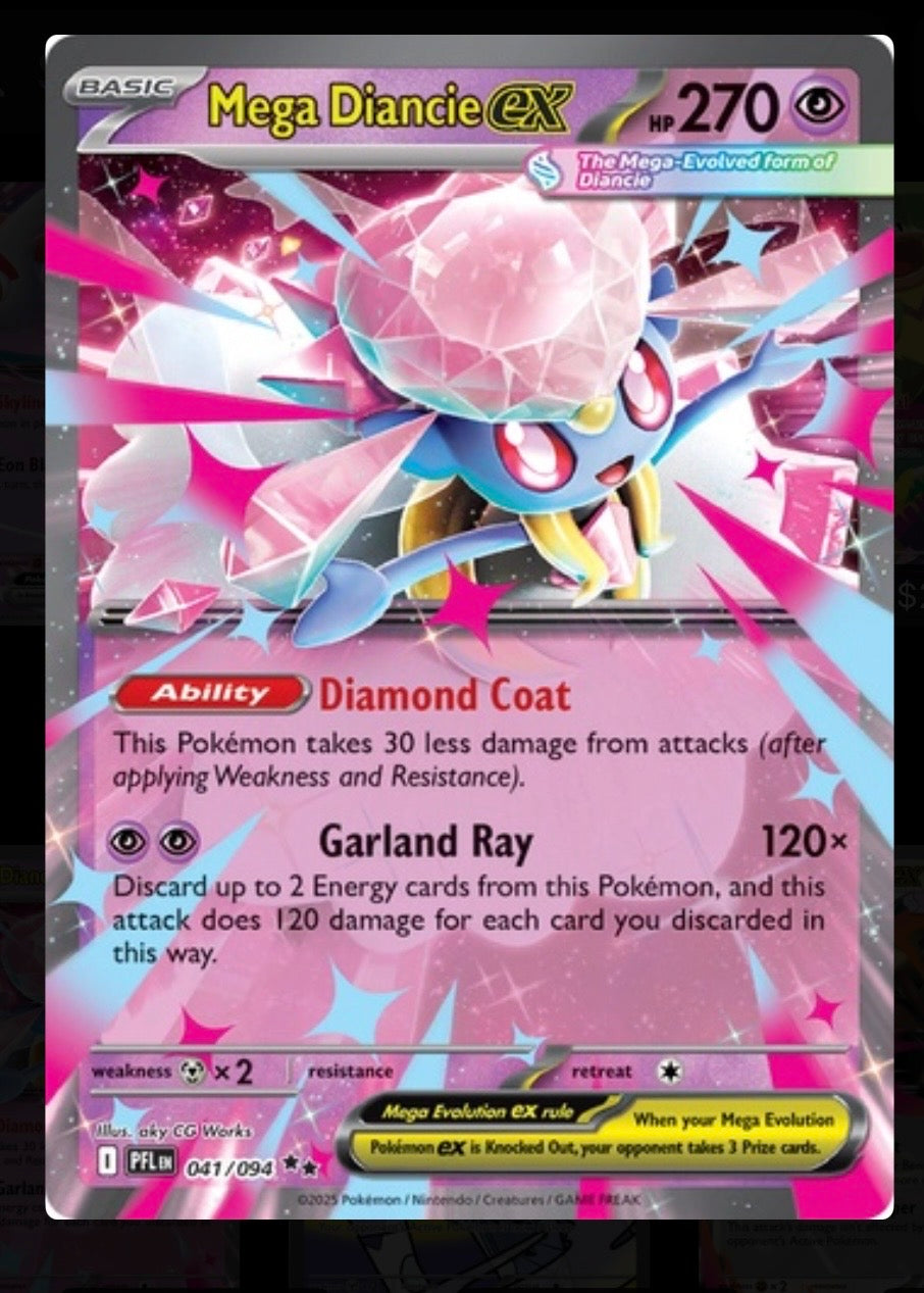 Mega Diancie ex - Phantasmal Flames #041