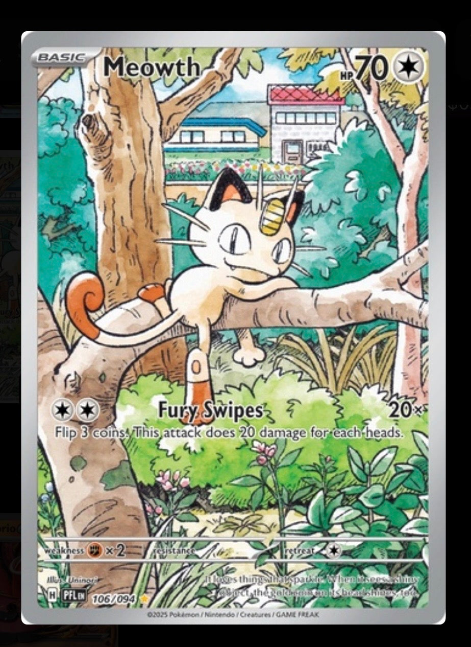 Meowth - Phantasmal Flames #106