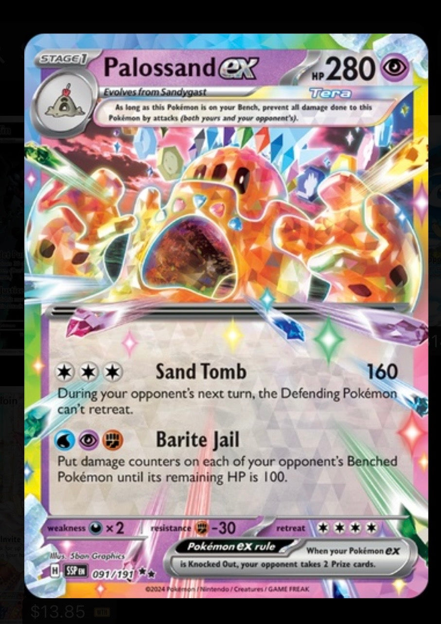 Palossand ex - Surging Sparks #91/191