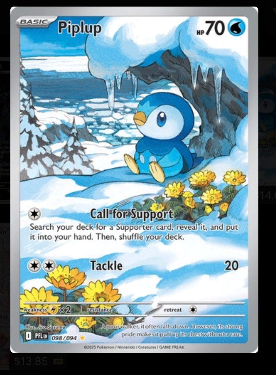 Piplup - Phantasmal Flames #098