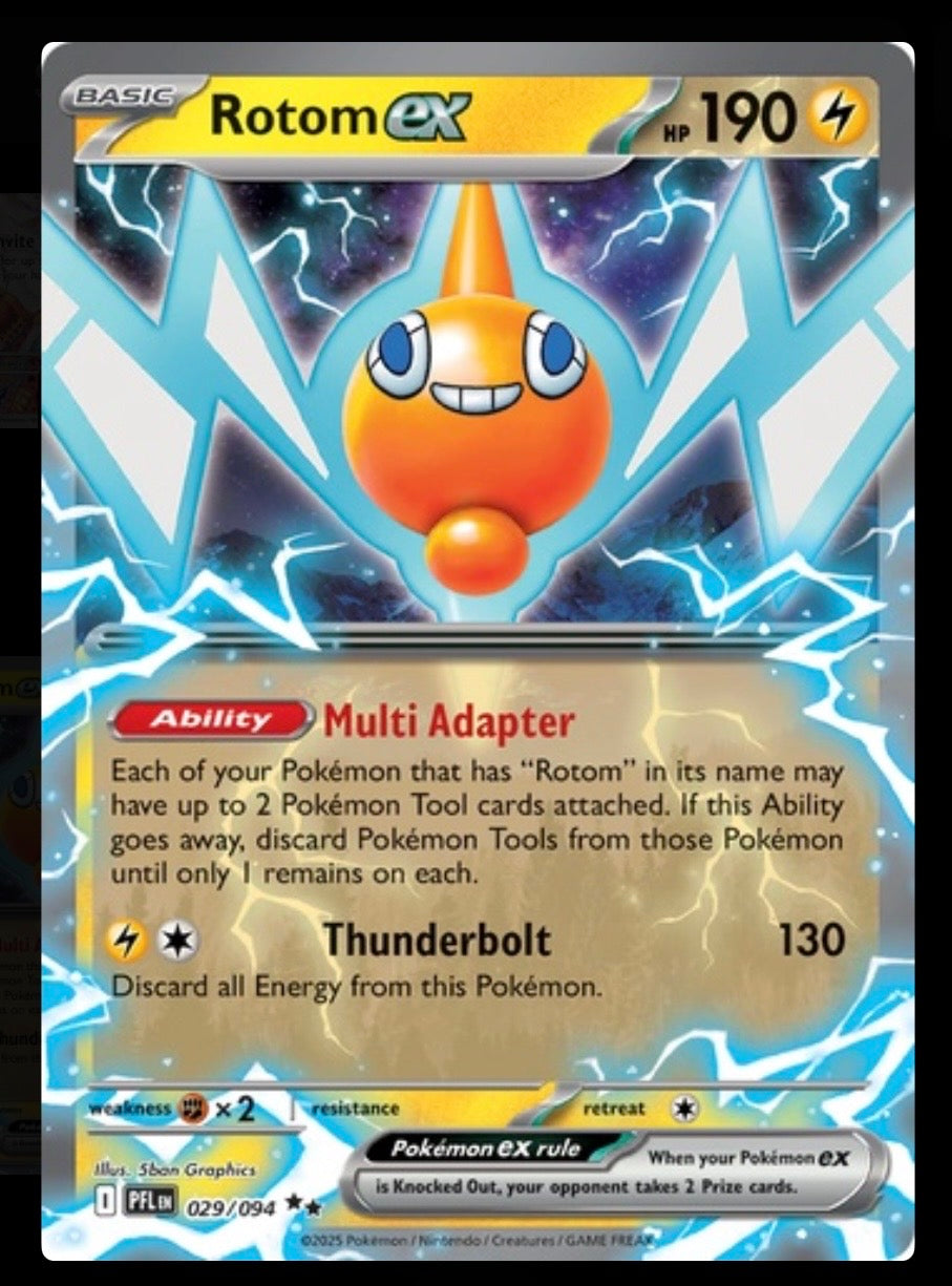 Rotom ex - Phantasmal Flames #029