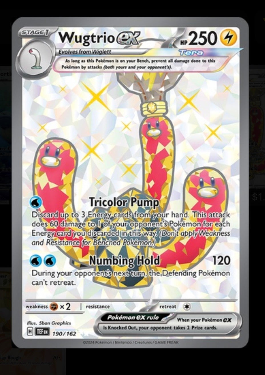 Wugtrio ex - Temporal Forces #190